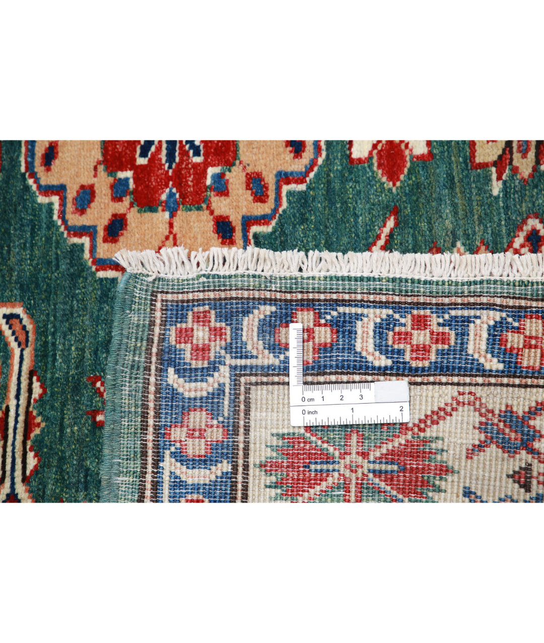 Hand Knotted Royal Kazak Wool Rug 3' 10" x 5' 0" - No. AT228348