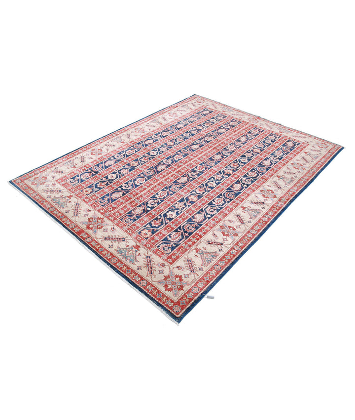 Hand Knotted Royal Kazak Wool Rug 5' 5" x 7' 2" - No. AT646980