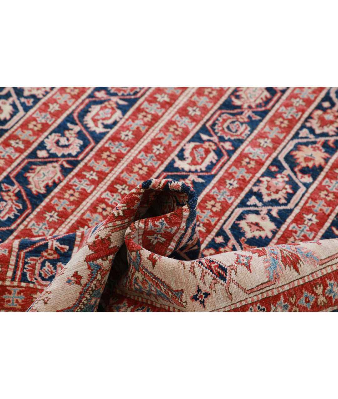 Hand Knotted Royal Kazak Wool Rug 5' 5" x 7' 2" - No. AT646980