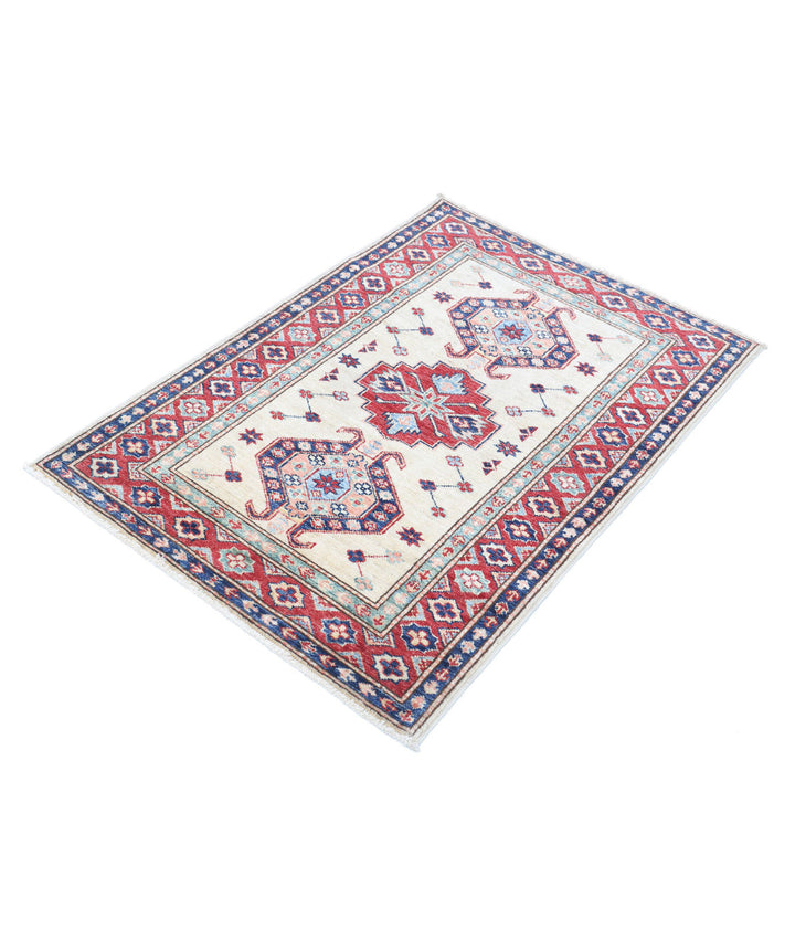 Hand Knotted Royal Kazak Wool Rug 2' 10" x 4' 0" - No. AT149929