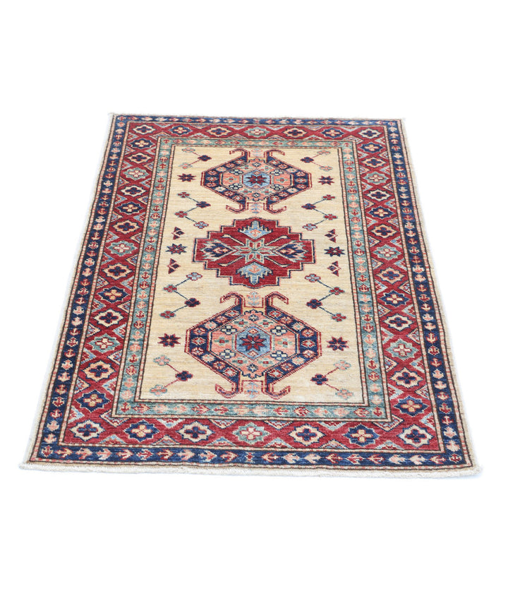 Hand Knotted Royal Kazak Wool Rug 2' 10" x 4' 0" - No. AT149929