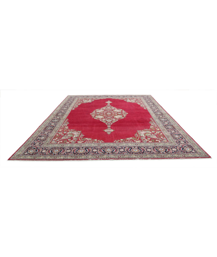 Afghan Kashan Fine Wool Rug 10' 5" x 14' 0" Hand-Knotted | No. AT25963