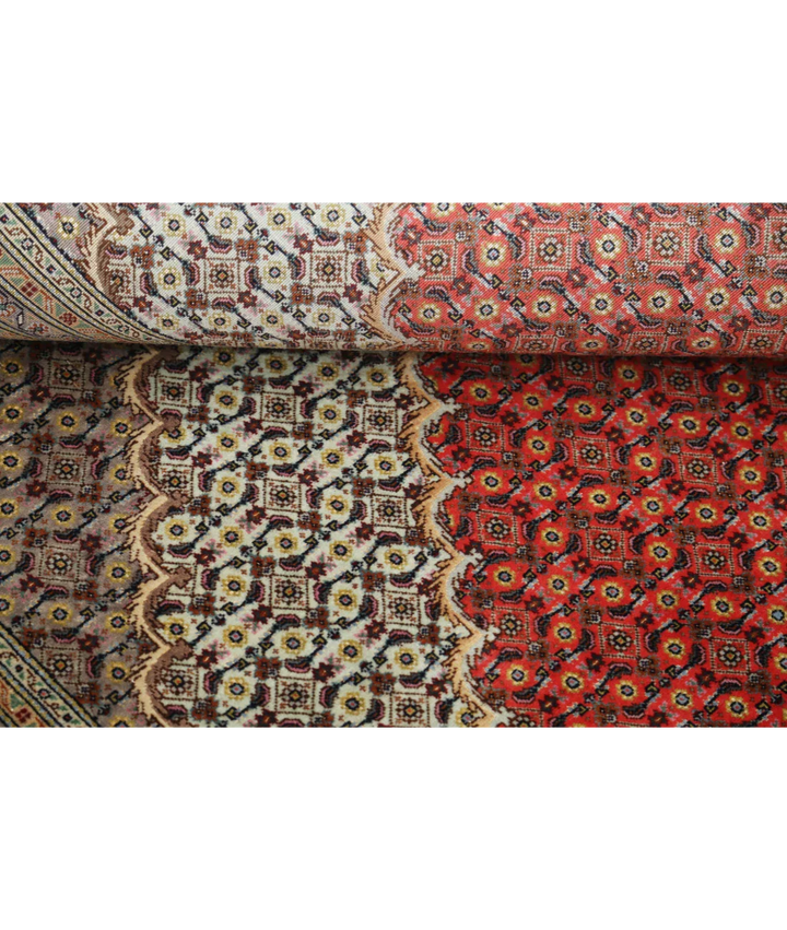 Persian Tabriz Rug 8' 0" x 11' 3" Hand-Knotted pattern