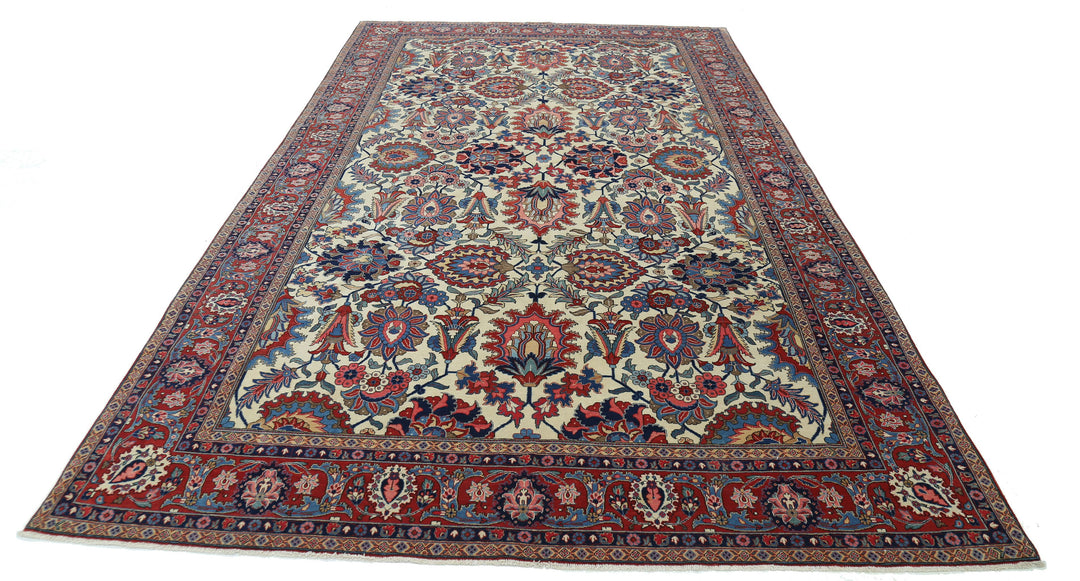 Afghan Tehran Rug 6' 9" x 11' 0" Hand-Knotted | No. AT52751