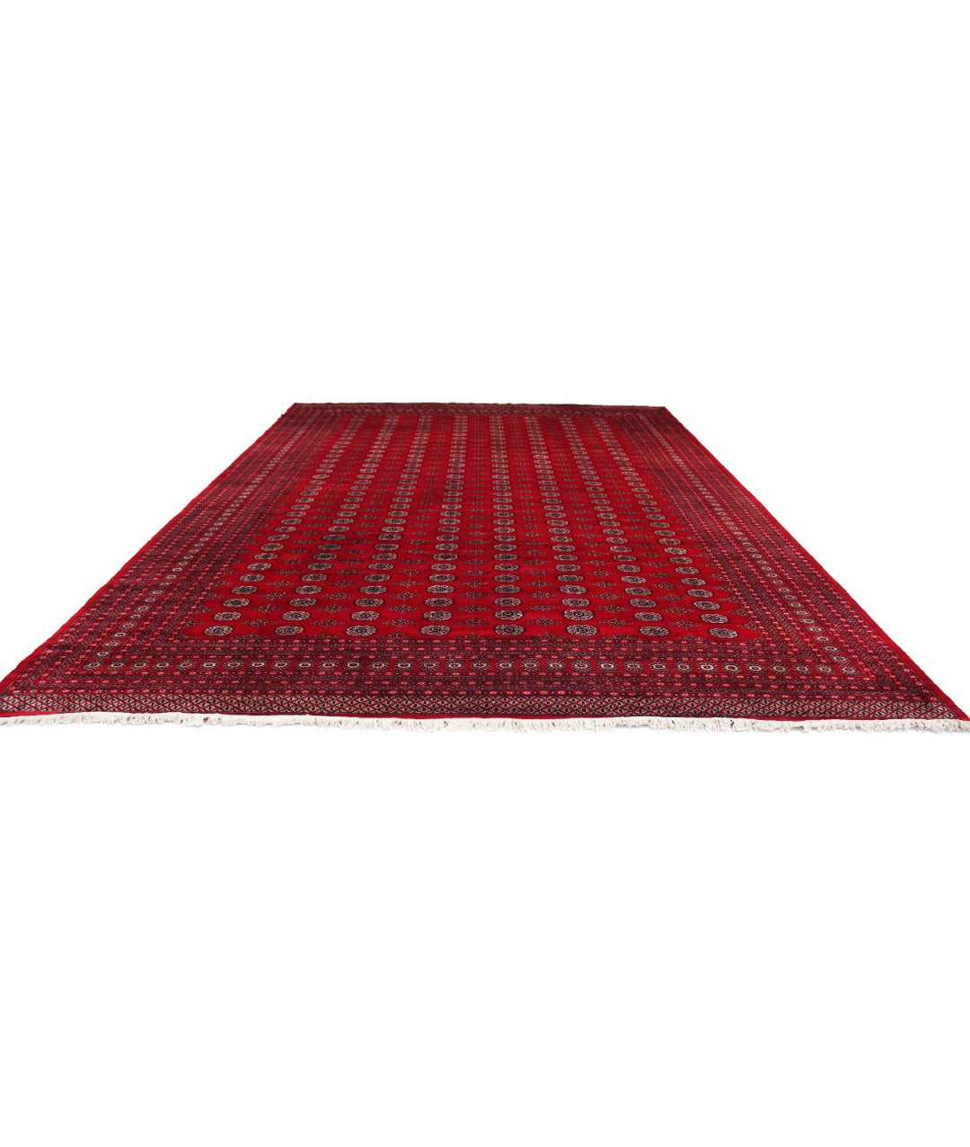 Afghan Tribal Bokhara Rug 12' 2" x 17' 0" Hand-Knotted | No. AT64679