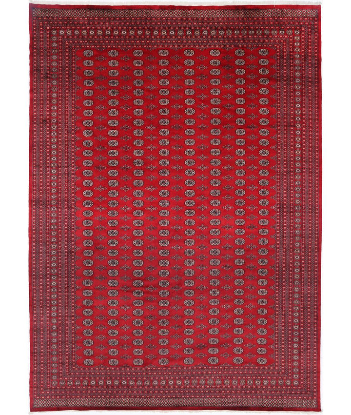 Afghan Tribal Bokhara Rug 12' 2" x 17' 0" Hand-Knotted | No. AT64679