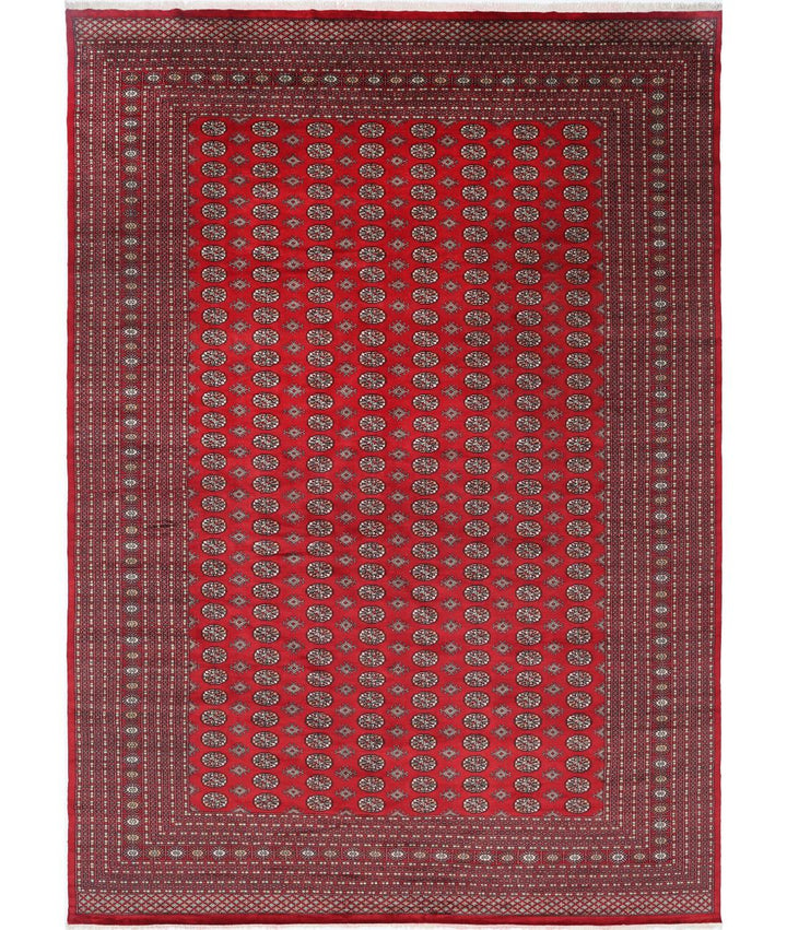 Afghan Tribal Bokhara Rug 12' 1" x 17' 6" Hand-Knotted | No. AT22961