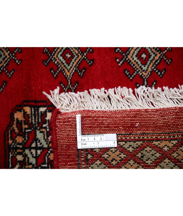 Afghan Bokhara Rug 12' 0" x 17' 11" Hand-Knotted | No. AT60435