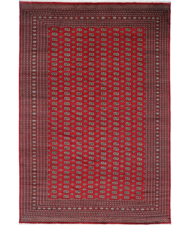 Hand Knotted Tribal Bokhara Wool Rug 12' 0" x 17' 11" - No. AT60435