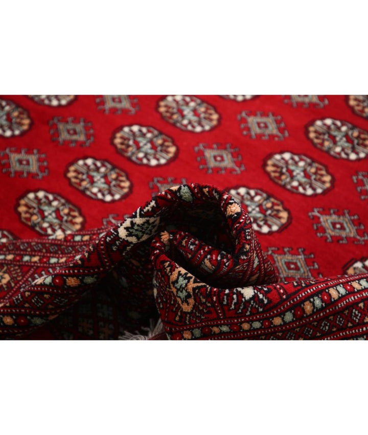 Afghan Bokhara Rug 12' 1" x 18' 11" Hand-Knotted | No. AT60557