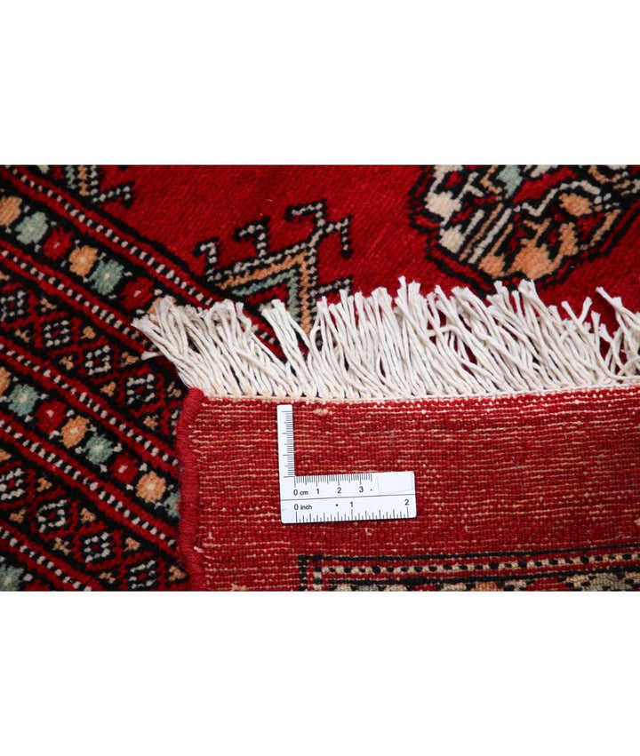 Afghan Bokhara Rug 12' 1" x 18' 11" Hand-Knotted | No. AT60557