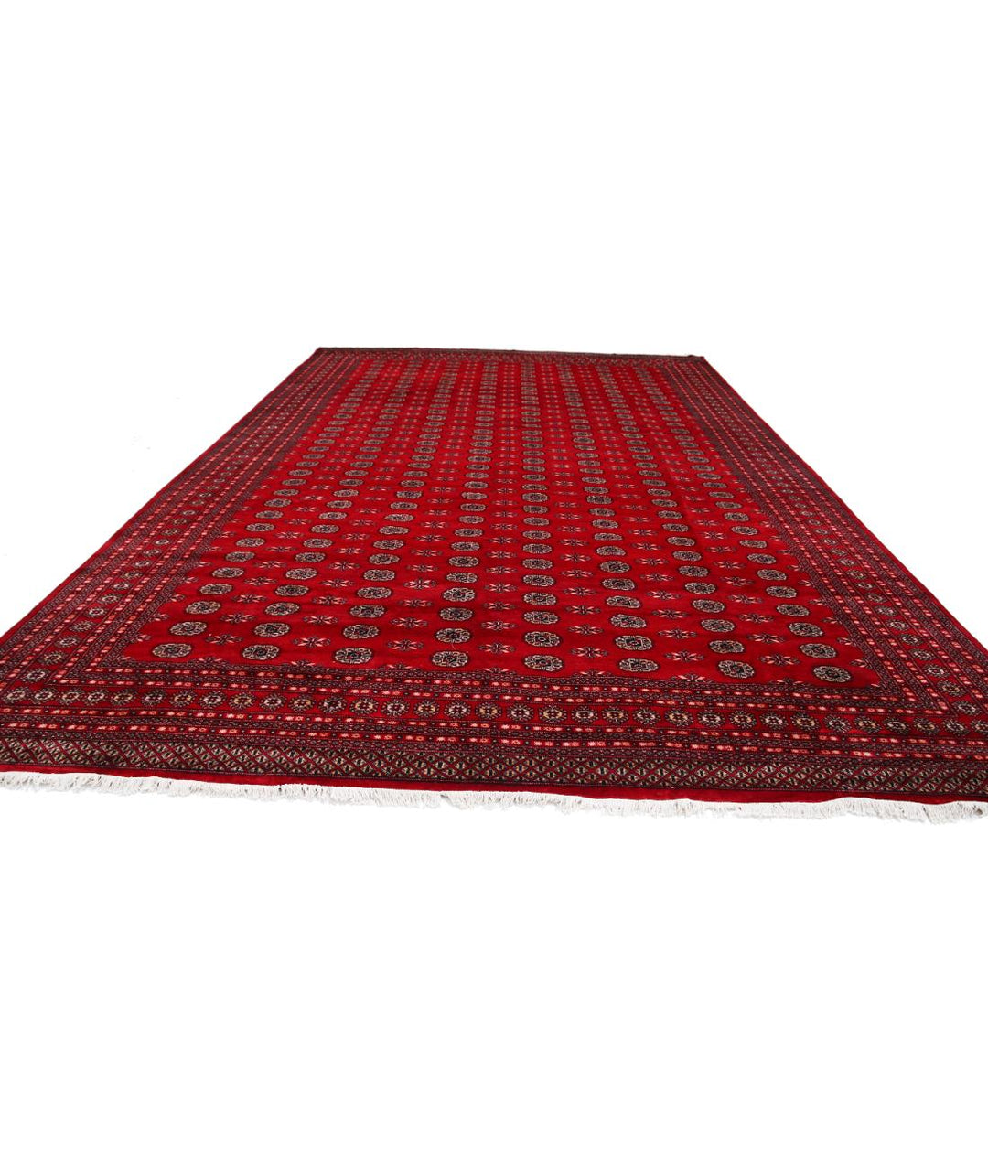 Afghan Tribal Bokhara Rug 11' 11" x 17' 10" Hand-Knotted | No. AT29997