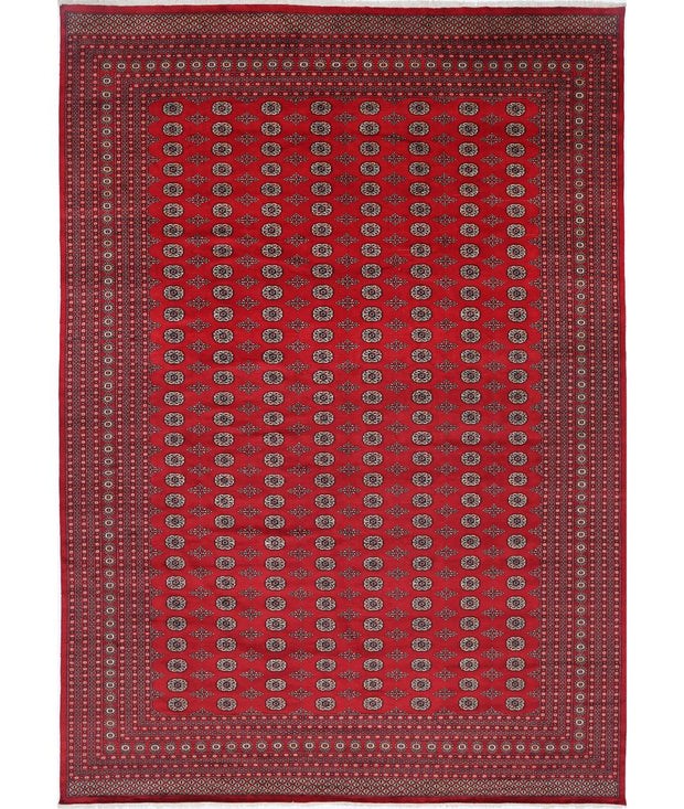 Hand Knotted Tribal Bokhara Wool Rug 12' 3" x 17' 8" - No. AT72955