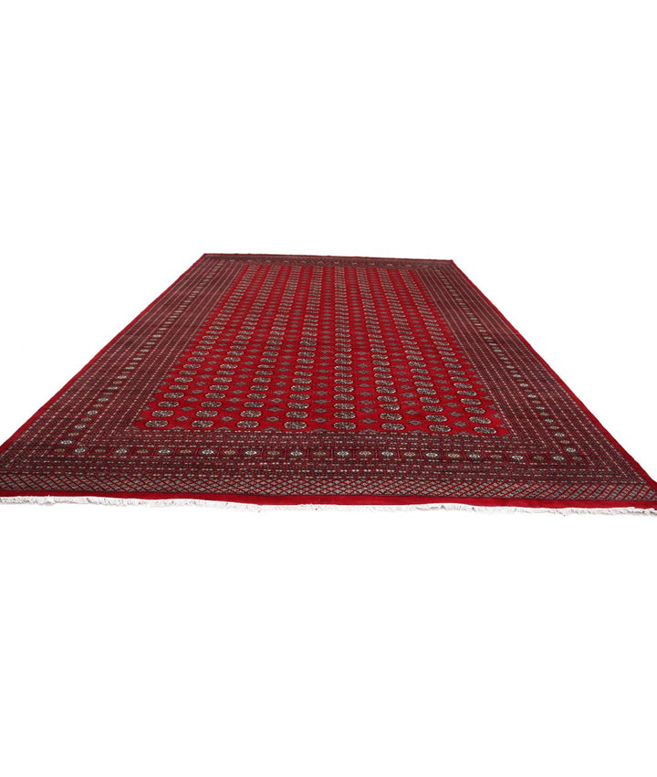 Afghan Tribal Bokhara Rug 12' 1" x 17' 10" Hand-Knotted | No. AT52778