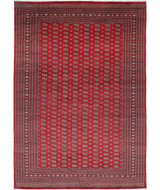 Hand Knotted Tribal Bokhara Wool Rug 12' 0" x 17' 5" - No. AT56272