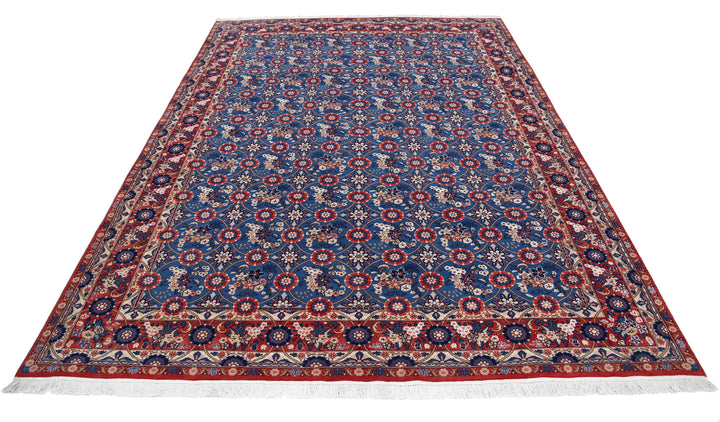 Afghan Varamin Rug 6' 10" x 9' 5" Hand-Knotted | No. AT60670