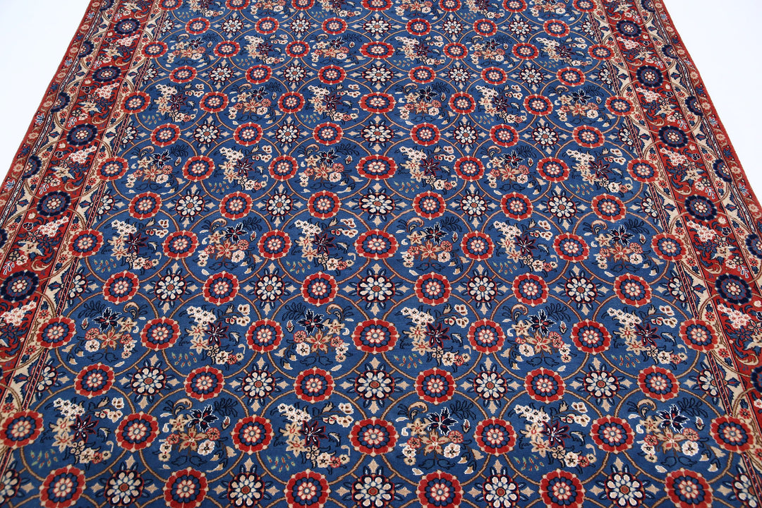 Afghan Varamin Rug 6' 10" x 9' 5" Hand-Knotted | No. AT60670