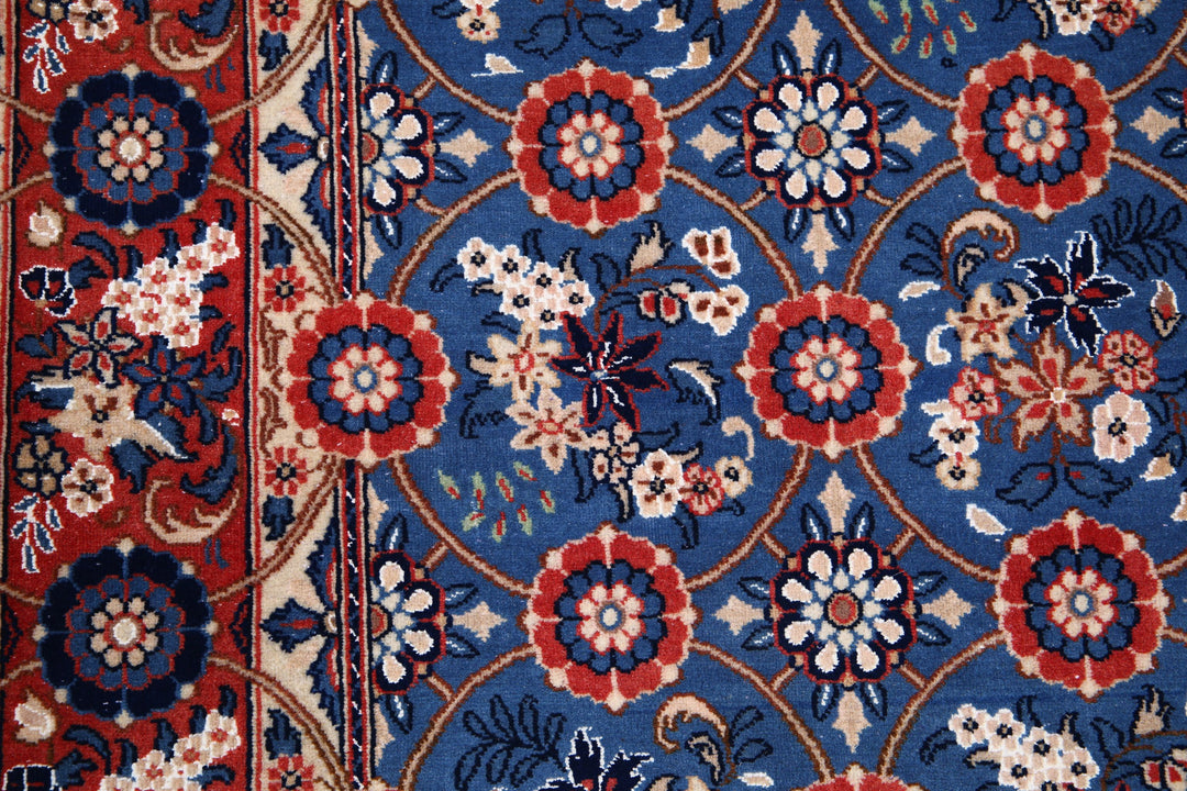 Afghan Varamin Rug 6' 10" x 9' 5" Hand-Knotted | No. AT60670