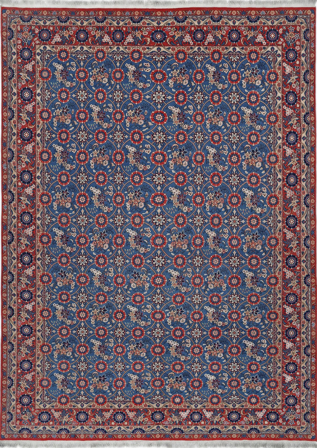 Hand Knotted Oriental Varamin Wool Rug 6' 10" x 9' 5" - No. AT60670