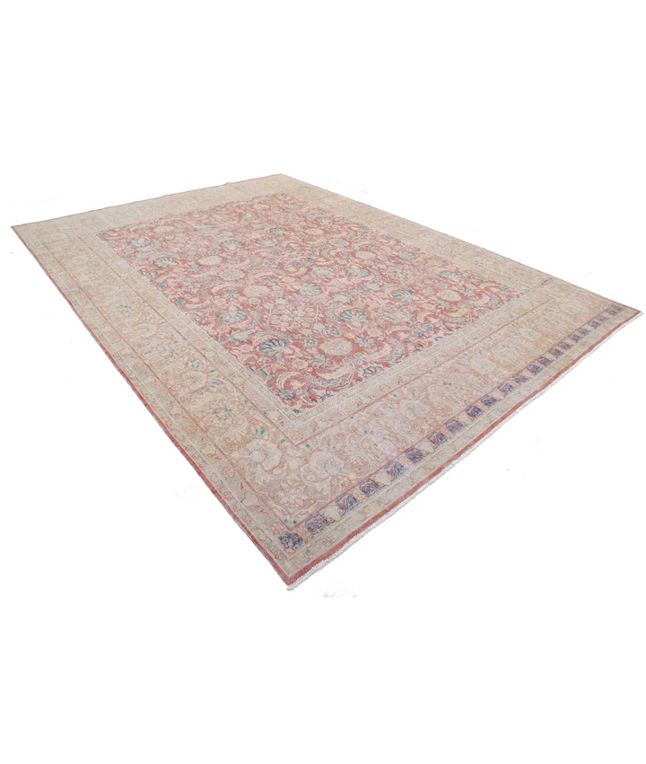 Hand Knotted Vintage Wool Rug 9' 6" x 12' 11" - No. AT77499