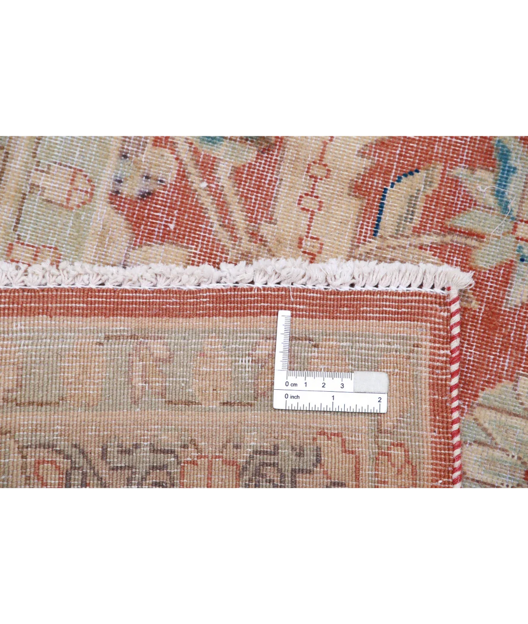 Hand Knotted Vintage Wool Rug 9' 6" x 12' 11" - No. AT77499