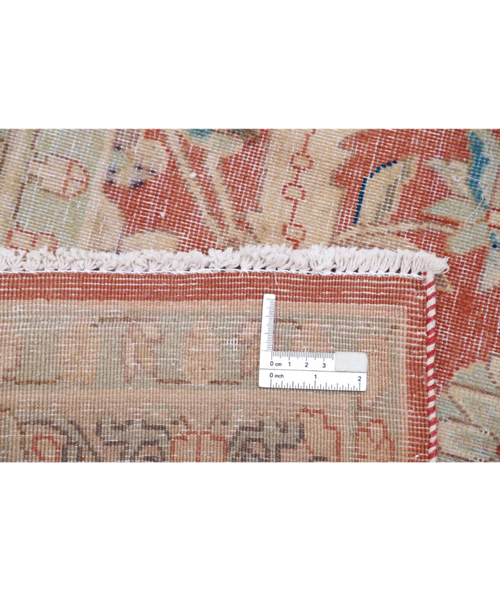 Hand Knotted Vintage Wool Rug 9' 6" x 12' 11" - No. AT77499