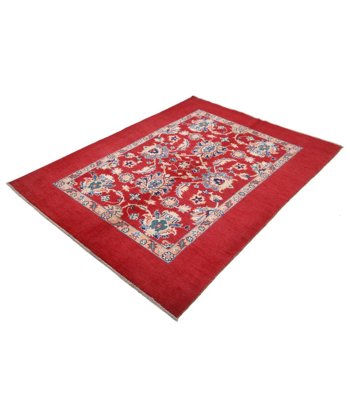 Afghan Ziegler Farhan Gul Rug 4' 10" x 6' 8" Hand-Knotted | No. AT54711