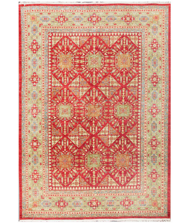 Hand Knotted Ziegler Wool Rug 10'  4" x 14'  2" - No. AT59201