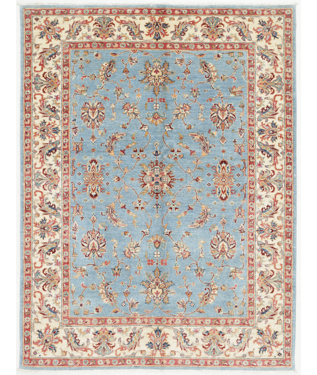 Hand Knotted Ziegler Wool Rug 5'  1" x 6'  9" - No. AT51047