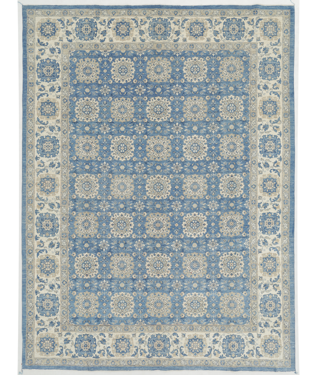 Hand Knotted Ziegler Wool Rug 9'  0" x 11'  10" - No. AT88576