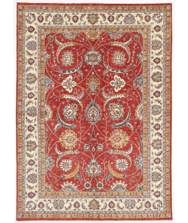 Hand Knotted Ziegler Wool Rug 5'  7" x 7'  8" - No. AT93732