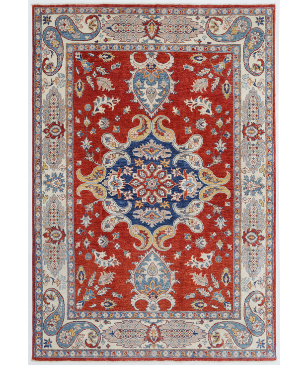 Hand Knotted Ziegler Wool Rug 5'  5" x 8'  0" - No. AT76454