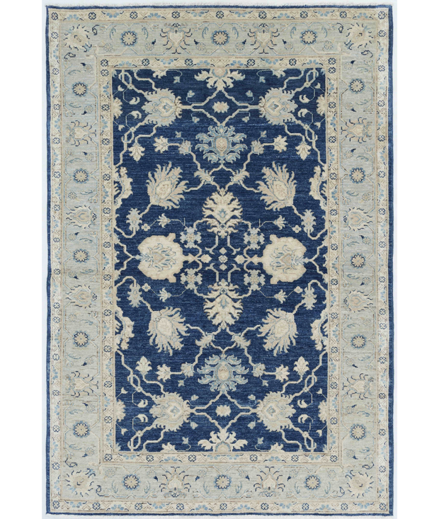 Hand Knotted Ziegler Wool Rug 4'  2" x 6'  3" - No. AT26767