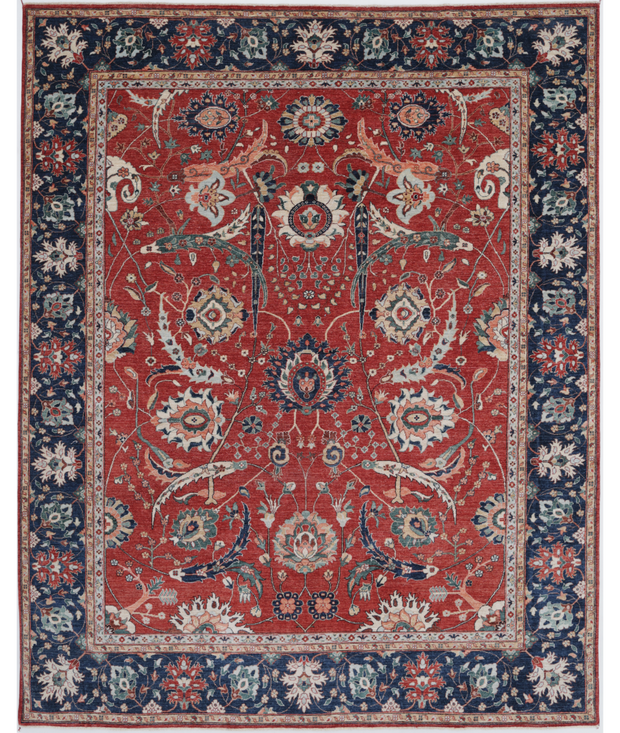Hand Knotted Ziegler Wool Rug 8'  11" x 11'  5" - No. AT37305
