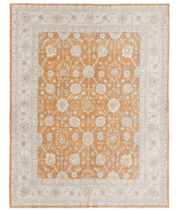 Hand Knotted Ziegler Wool Rug 8'  0" x 10'  1" - No. AT63527