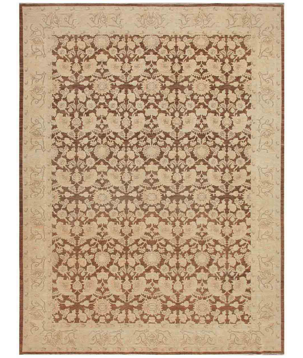 Hand Knotted Ziegler Wool Rug 10'  3" x 13'  0" - No. AT58141