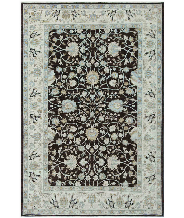 Hand Knotted Ziegler Wool Rug 6'  0" x 9'  0" - No. AT40359