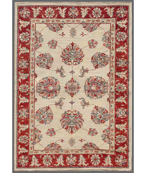 Hand Knotted Ziegler Wool Rug 3'  3" x 4'  8" - No. AT53254