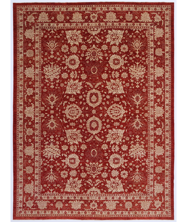 Hand Knotted Ziegler Wool Rug 10'  0" x 13'  5" - No. AT94601