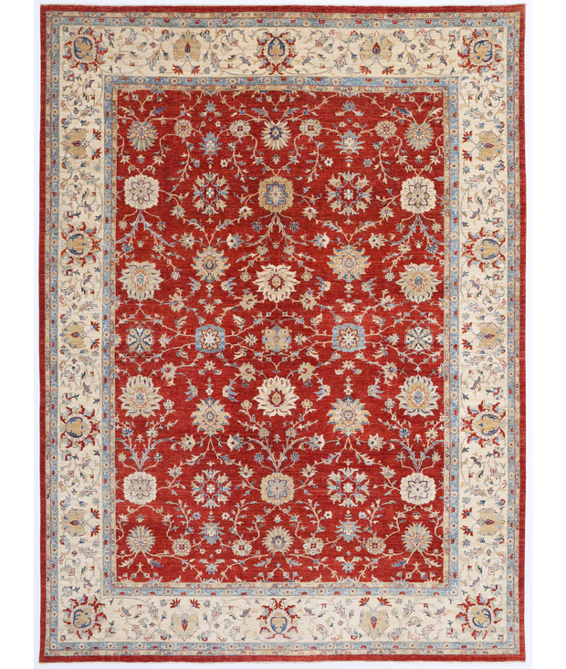 Hand Knotted Ziegler Wool Rug 10'  2" x 13'  8" - No. AT21200