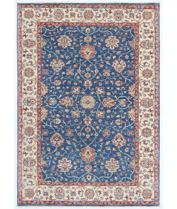 Hand Knotted Ziegler Wool Rug 4'  0" x 5'  8" - No. AT53778