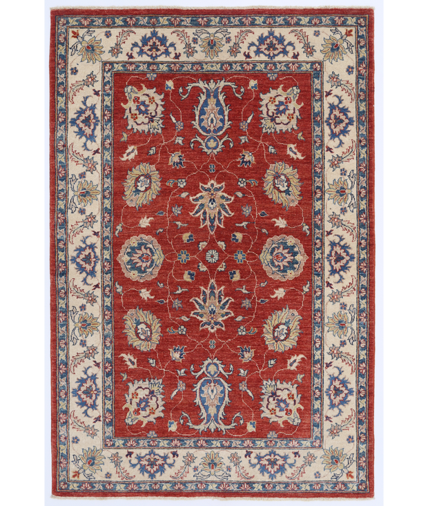 Hand Knotted Ziegler Wool Rug 3'  11" x 6'  0" - No. AT87120