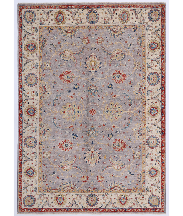Hand Knotted Ziegler Wool Rug 5'  0" x 7'  2" - No. AT89785
