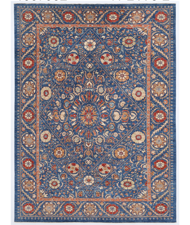 Hand Knotted Ziegler Wool Rug 8'  0" x 11'  1" - No. AT12069
