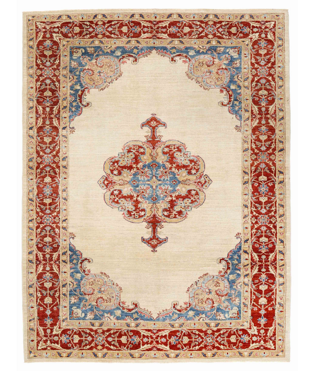 Hand Knotted Ziegler Wool Rug 5'  8" x 7'  4" - No. AT69834