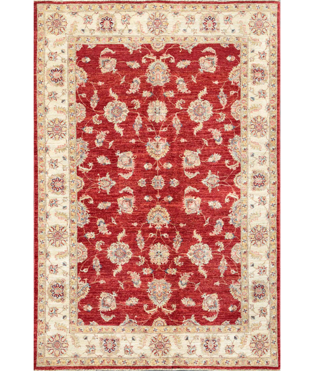 Hand Knotted Ziegler Wool Rug 5'  7" x 7'  10" - No. AT92607
