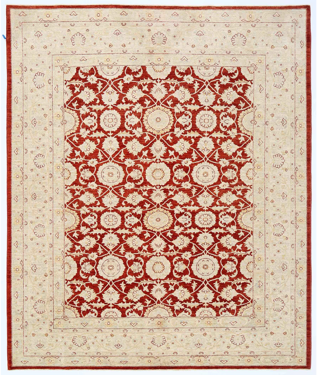 Hand Knotted Ziegler Wool Rug 8'  2" x 9'  9" - No. AT20129