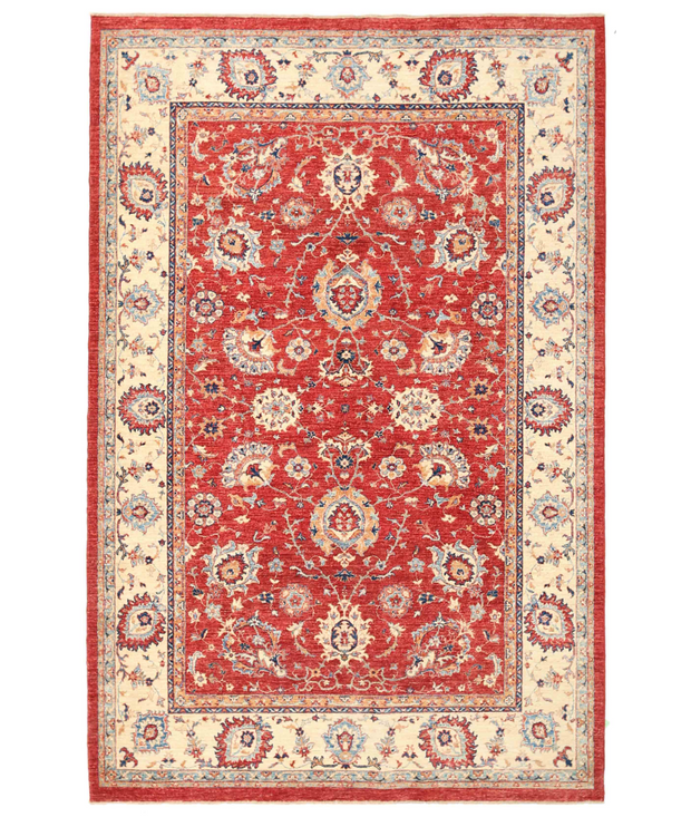 Hand Knotted Ziegler Wool Rug 6'  9" x 10'  2" - No. AT30009
