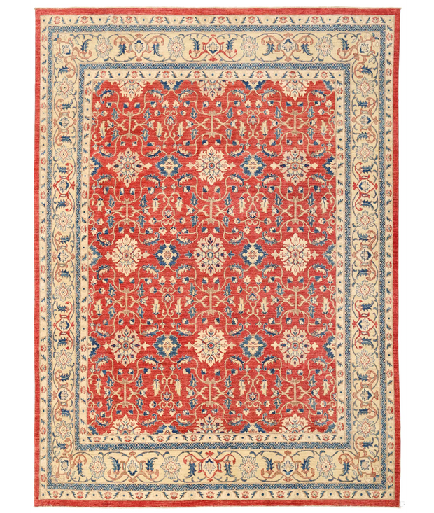 Hand Knotted Ziegler Wool Rug 7'  9" x 9'  8" - No. AT81855