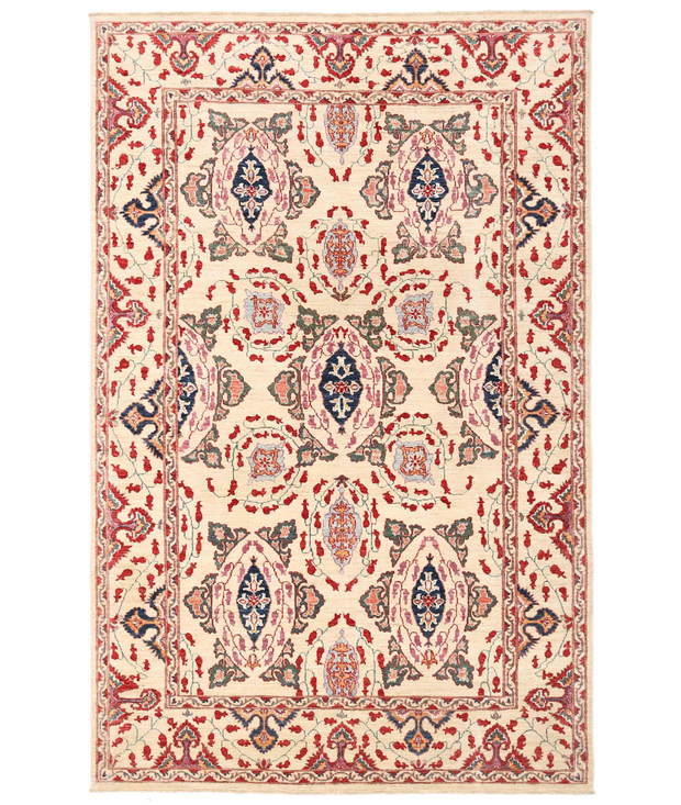 Hand Knotted Ziegler Wool Rug 5'  8" x 8'  11" - No. AT49030